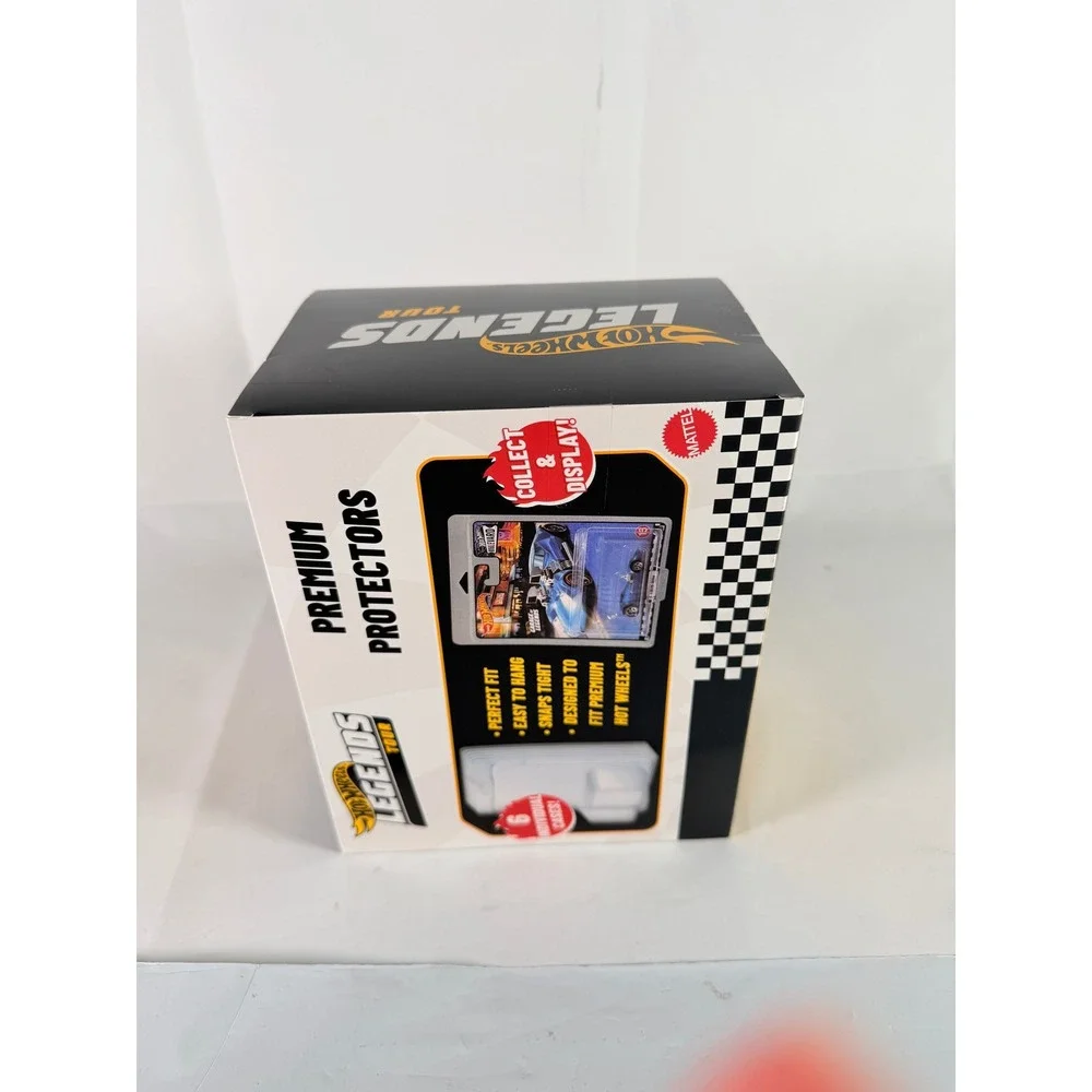 Hot Wheels Legends Tour Premium Protectors 6 Individual Display Cases Mattel NIB